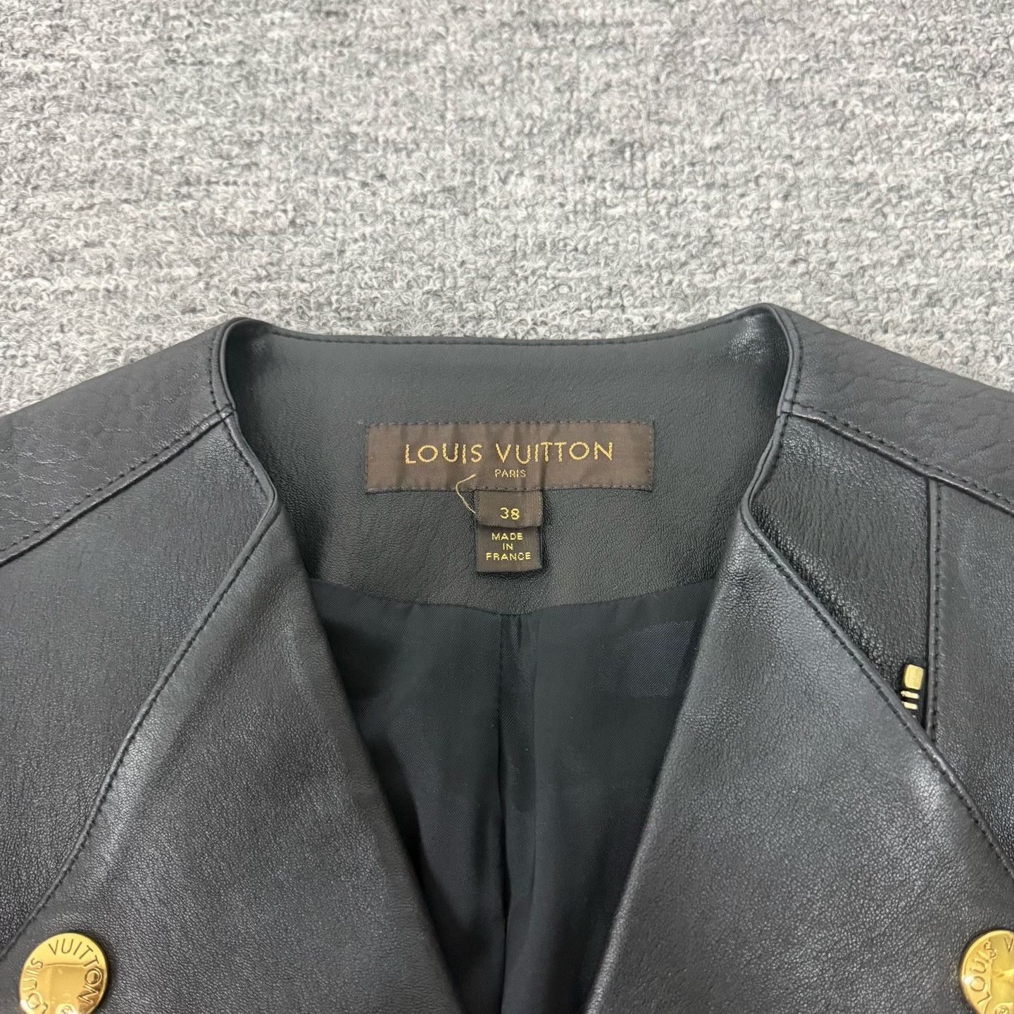 Louis Vuitton Louis Vuitton Lambskin Biker Jacket Size S / US 4 / IT 40 - 4 Thumbnail