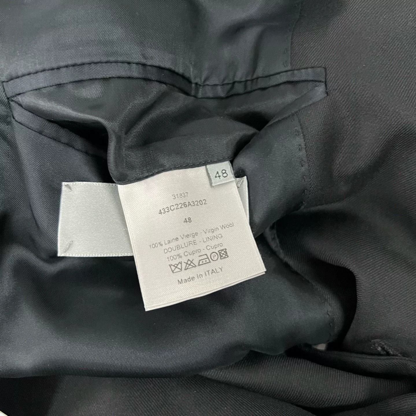 Dior Dior Homme 14FW Wool Suit Size 48 Size US M / EU 48-50 / 2 - 4 Thumbnail