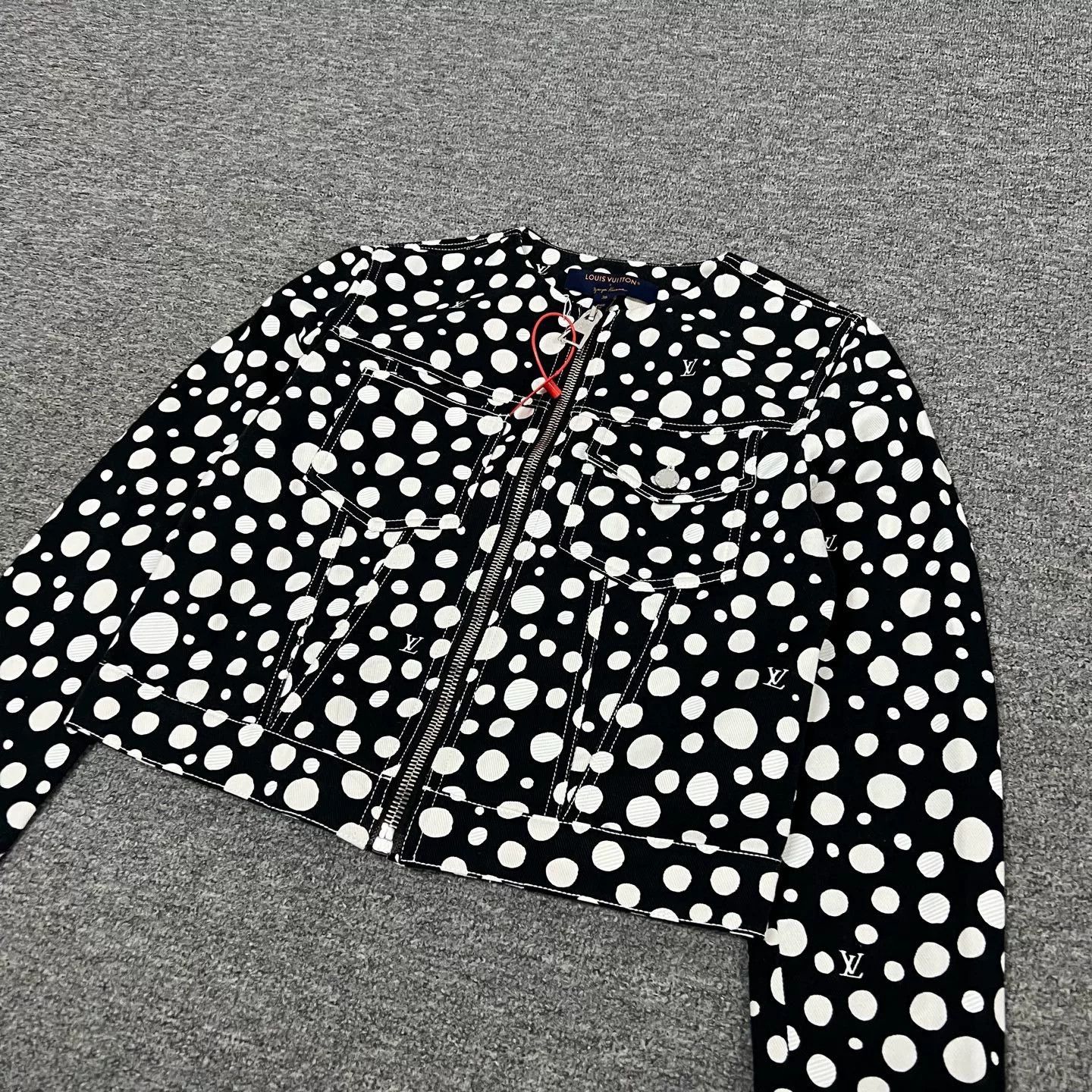Louis Vuitton Louis Vuitton Yayoi Kusama Polka Dot Denim Jacket Size XS / US 0-2 / IT 36-38 - 3 Thumbnail