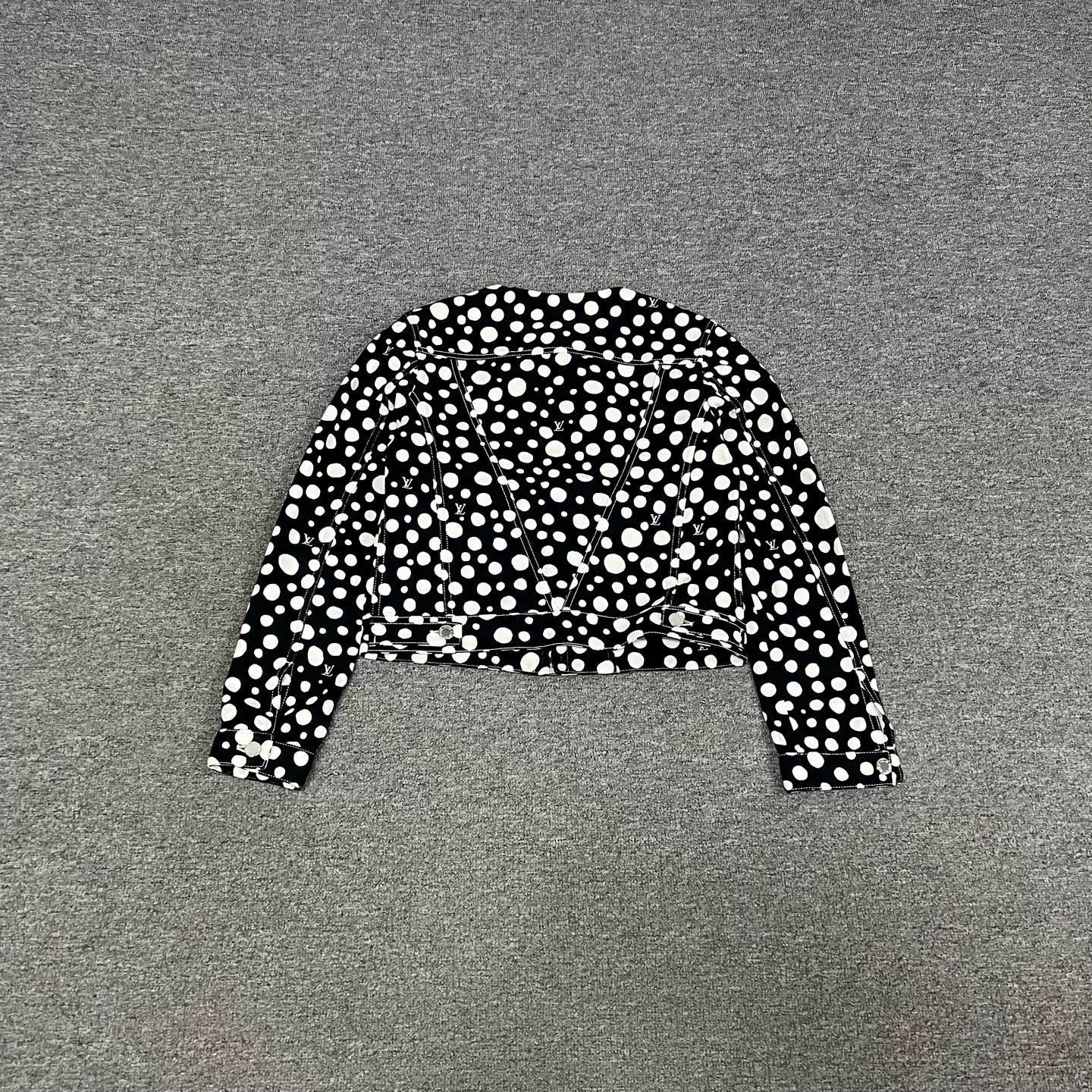Louis Vuitton Louis Vuitton Yayoi Kusama Polka Dot Denim Jacket Size XS / US 0-2 / IT 36-38 - 6 Thumbnail