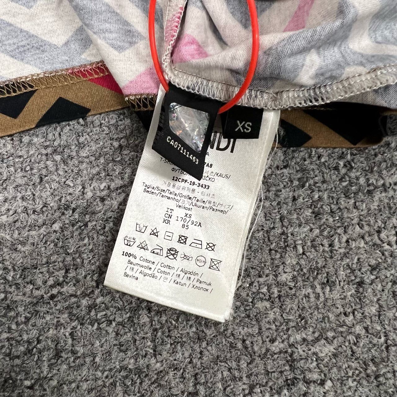 Fendi Fendi Double F Monogram Short-Sleeve T-Shirt Size XS / US 0-2 / IT 36-38 - 5 Thumbnail