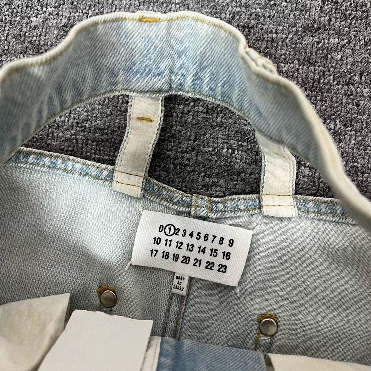 Maison Margiela Maison Margiela Washed Blue Waist Cutout Jeans Size 36" / US 14 / IT 50 - 5 Thumbnail