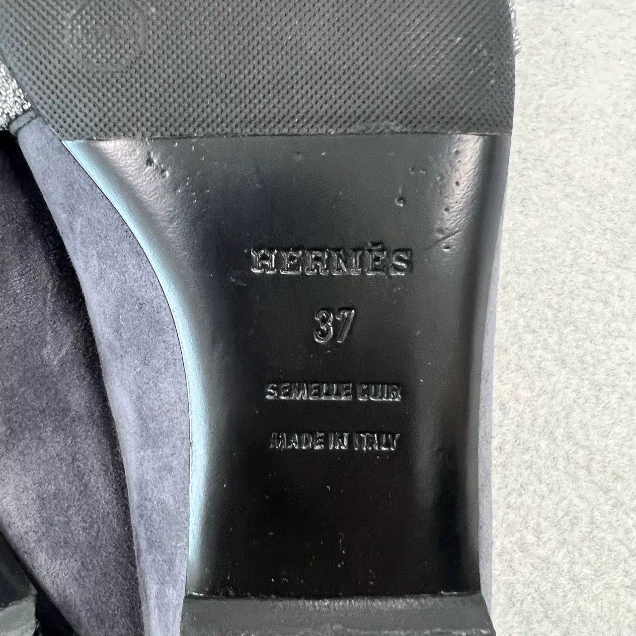 Hermes Hermes H Crystal Suede Mules Size US 6 / IT 36 - 5 Thumbnail