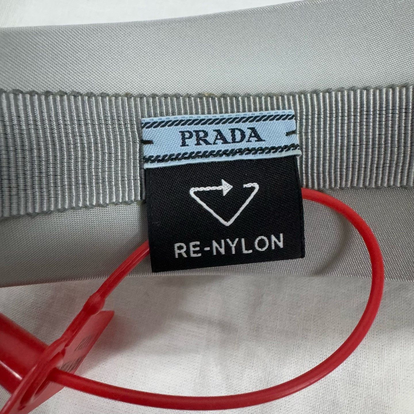 Prada Prada Triangle Logo Nylon Hair Hoop Size ONE SIZE - 6 Thumbnail