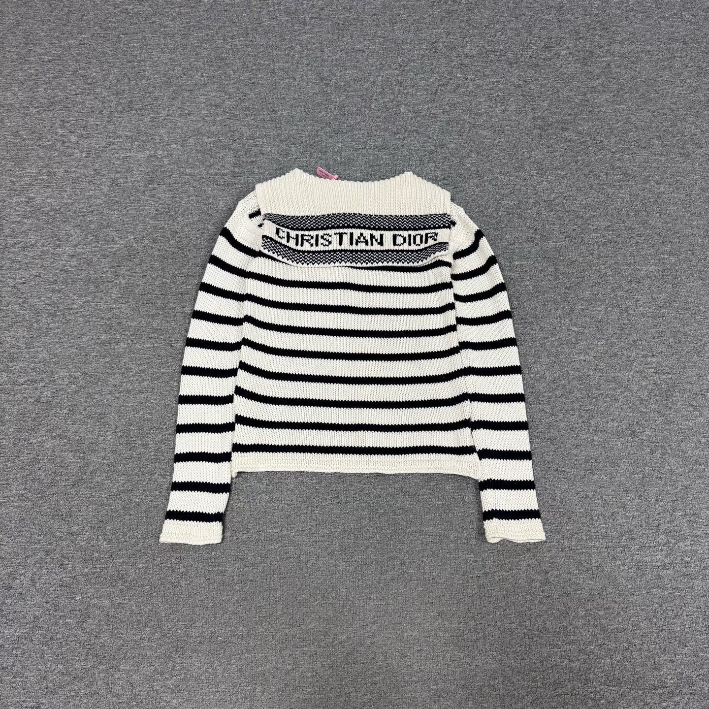 Dior Dior Sailor Collar Knit Sweater Size XXS / US 00 / IT 34 - 8 Thumbnail
