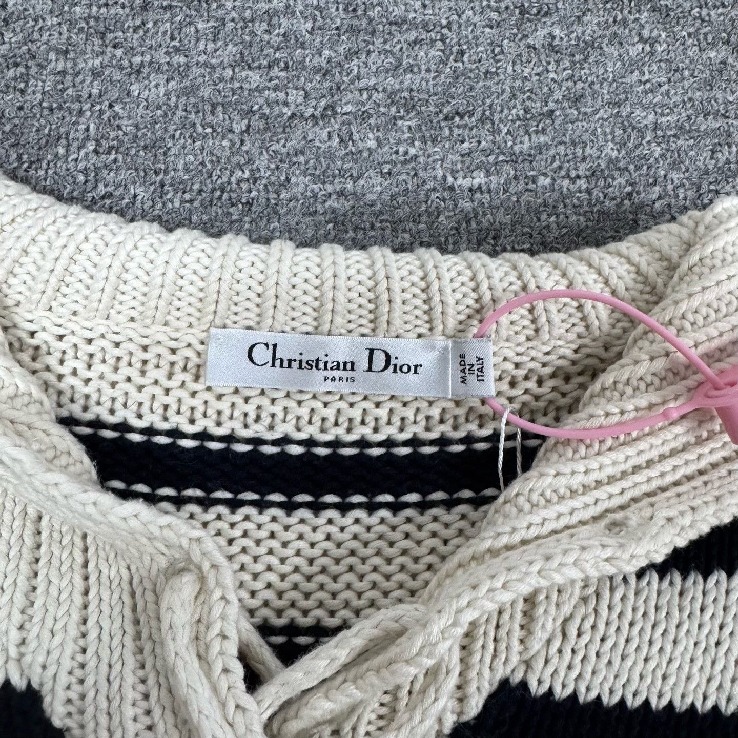 Dior Dior Sailor Collar Knit Sweater Size XXS / US 00 / IT 34 - 4 Thumbnail