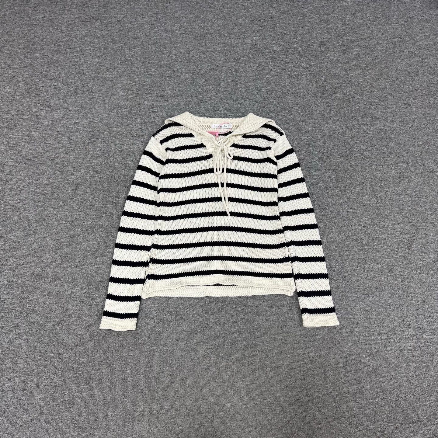 Dior Dior Sailor Collar Knit Sweater Size XXS / US 00 / IT 34 - 2 Thumbnail