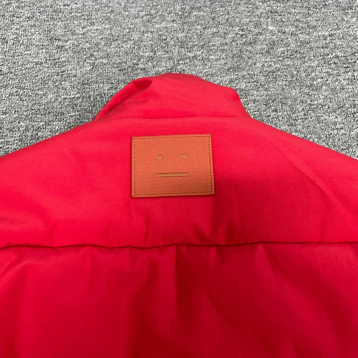 Acne Studios Acne Smiling Face Logo Red Cotton Jacket Size M / US 6-8 / IT 42-44 - 7 Thumbnail
