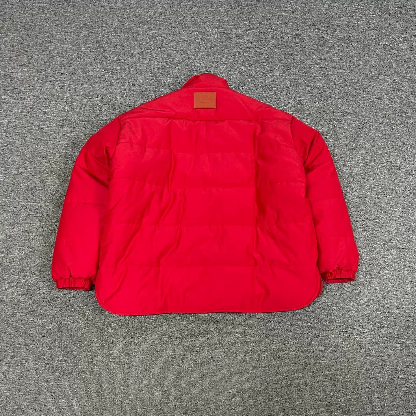 Acne Studios Acne Smiling Face Logo Red Cotton Jacket Size M / US 6-8 / IT 42-44 - 5 Thumbnail