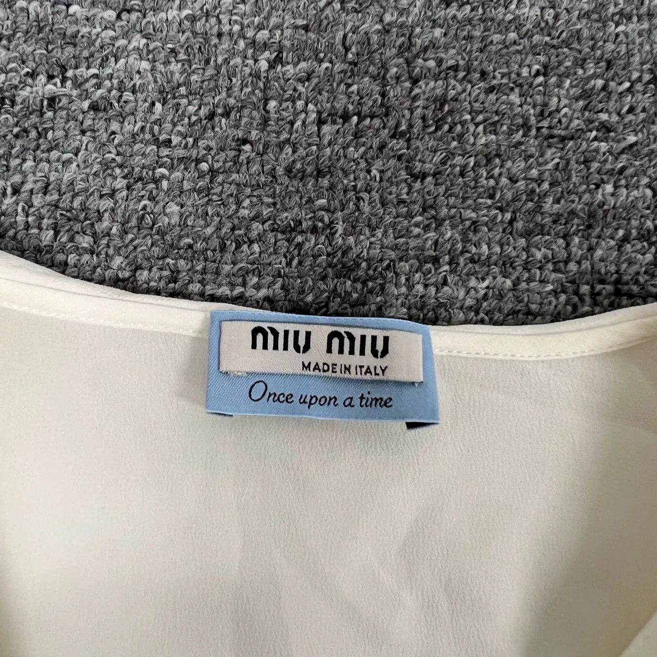 Miu Miu Miu Miu Sailor Collar Chiffon Blouse Size S / US 4 / IT 40 - 4 Thumbnail