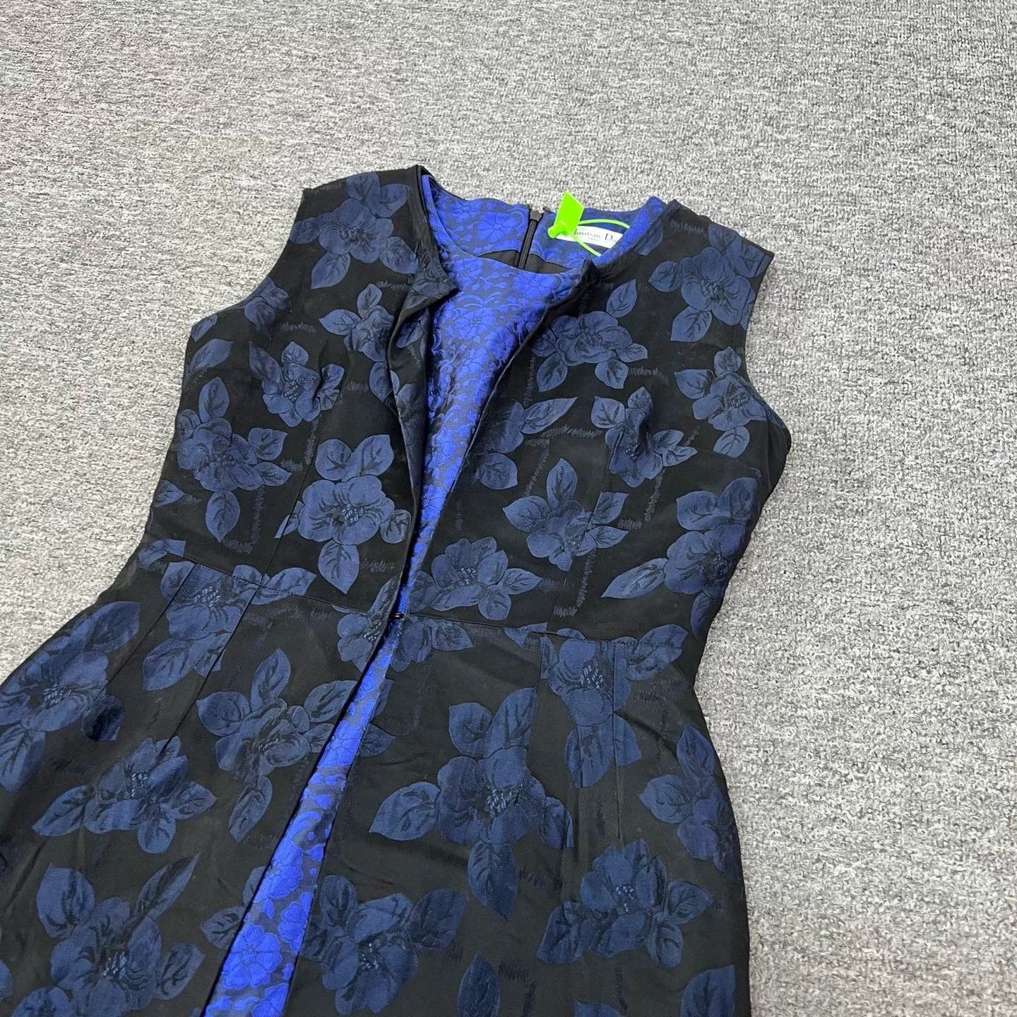 Raf Simons Dior by Raf Simon Runway Silk Floral Dress Size XS / US 0-2 / IT 36-38 - 3 Thumbnail