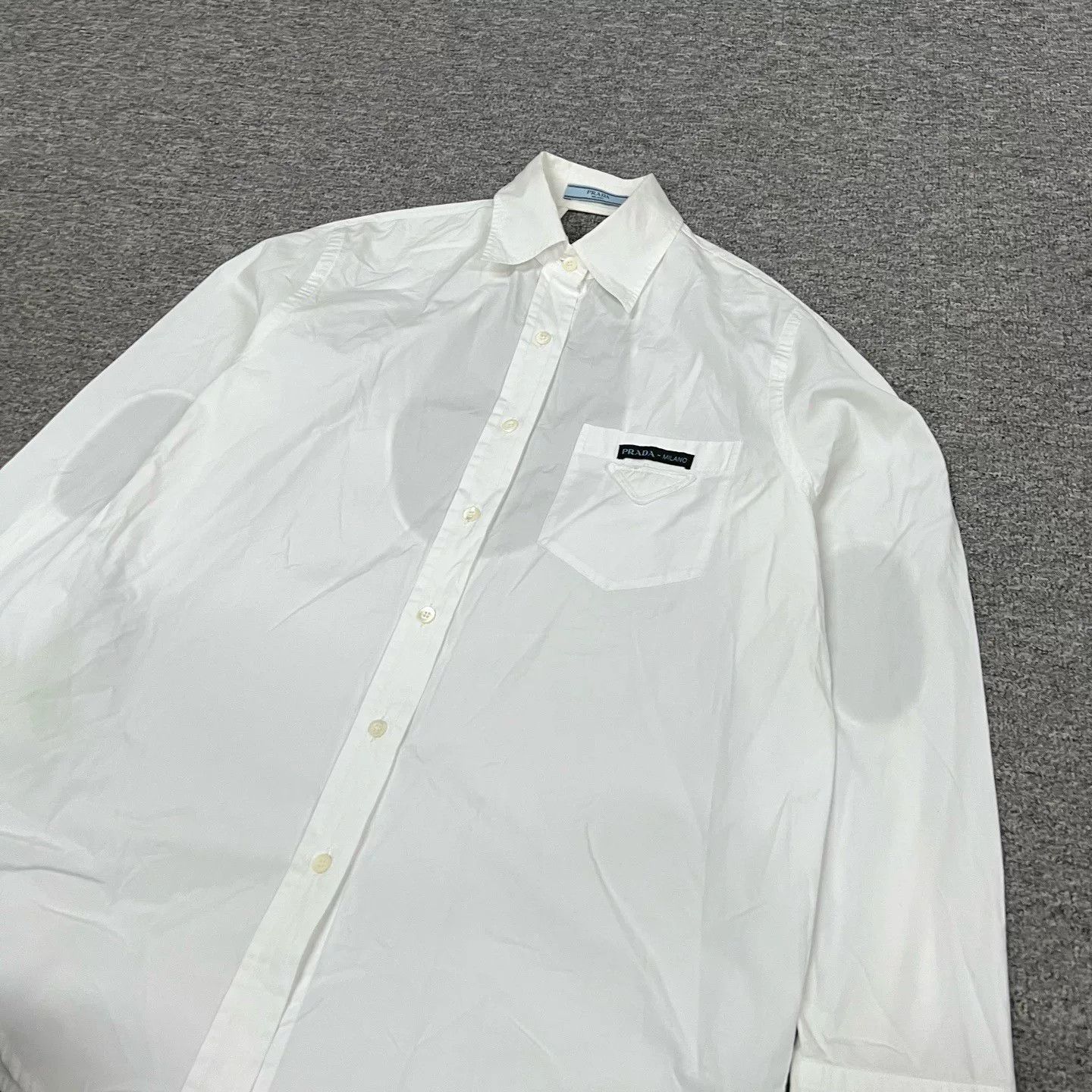 Prada Prada Show Back Cutout White Shirt Size US XXS / EU 40 - 7 Thumbnail