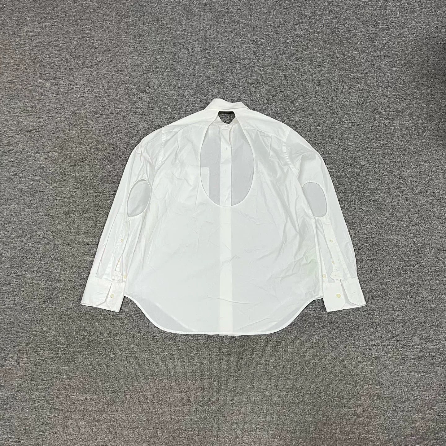 Prada Prada Show Back Cutout White Shirt Size US XXS / EU 40 - 8 Thumbnail
