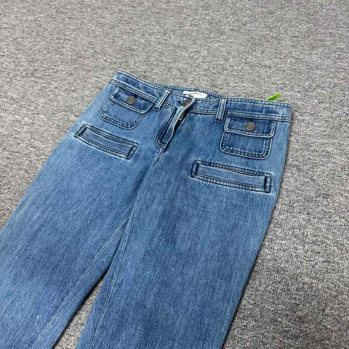 Chanel Chanel Classic Straight Jeans Size 36 Size 36" / US 14 / IT 50 - 2 Thumbnail