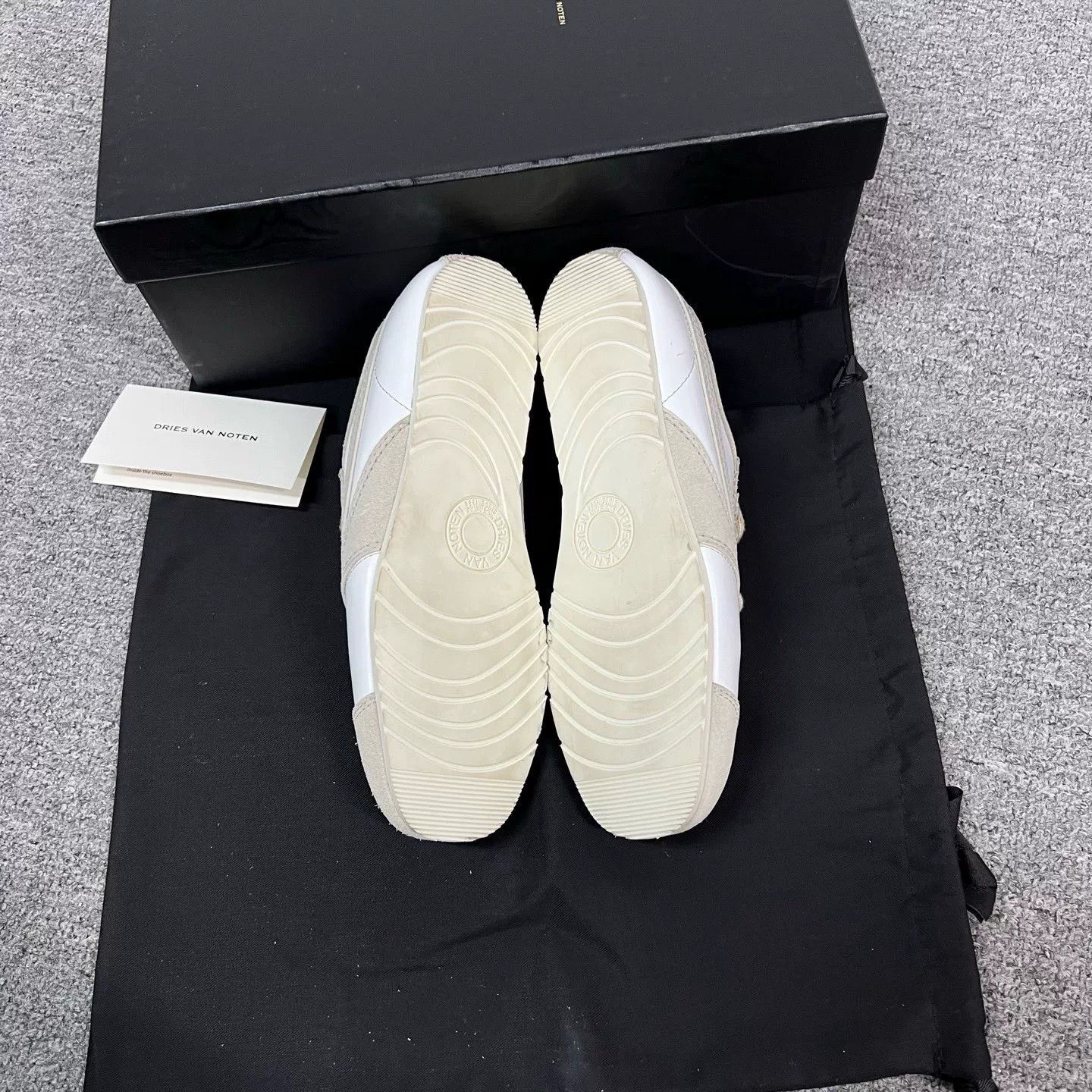 Dries Van Noten Dries Van Noten Gray Suede Sneakers Size US 7 / IT 37 - 2 Thumbnail
