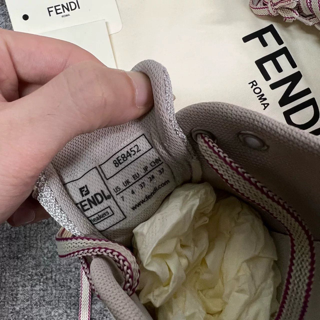 Fendi Fendi Women's Thick Sole Low-Top Sneakers Size US 6 / IT 36 - 7 Thumbnail