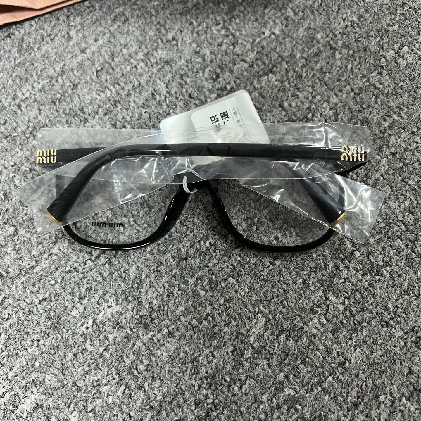 Miu Miu MIU MIU Black Full-Frame Eyeglasses Size ONE SIZE - 5 Thumbnail