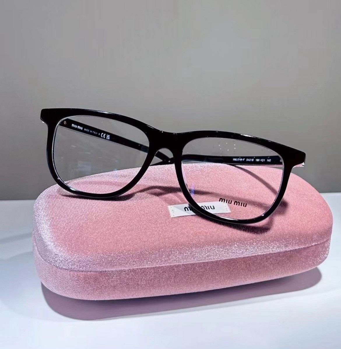 Miu Miu MIU MIU Black Full-Frame Eyeglasses Size ONE SIZE - 2 Thumbnail