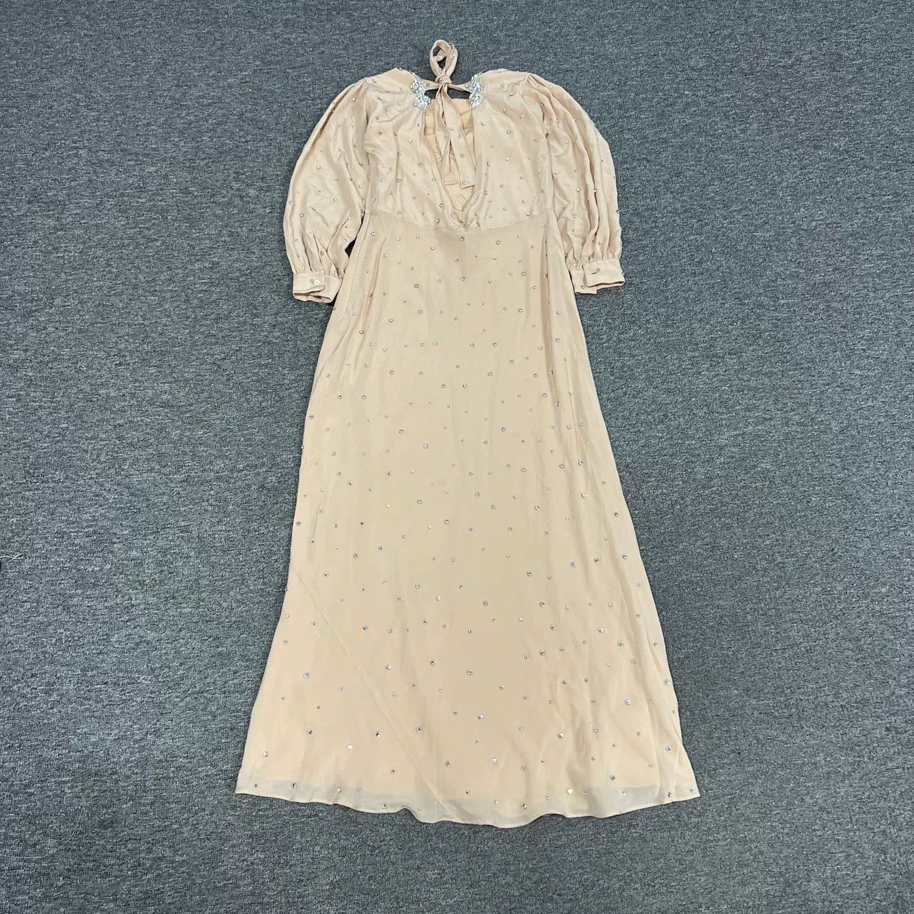 Miu Miu Miu Miu Showpiece Diamond Silk Dress Size S / US 4 / IT 40 - 5 Thumbnail