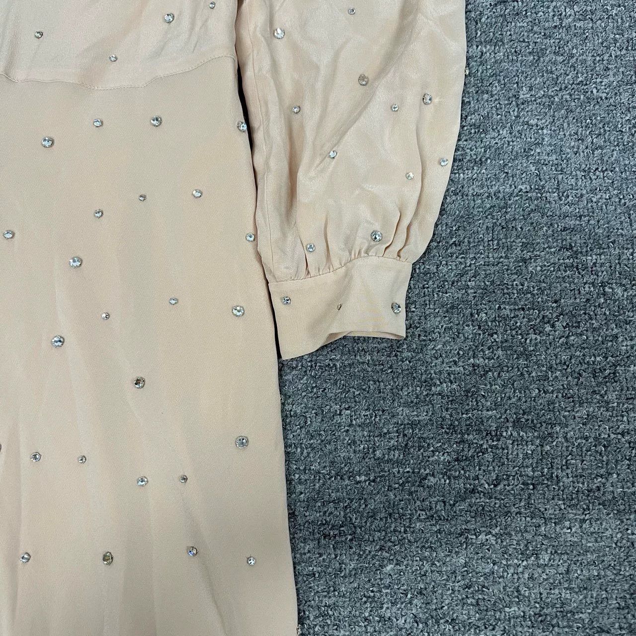 Miu Miu Miu Miu Showpiece Diamond Silk Dress Size S / US 4 / IT 40 - 3 Thumbnail
