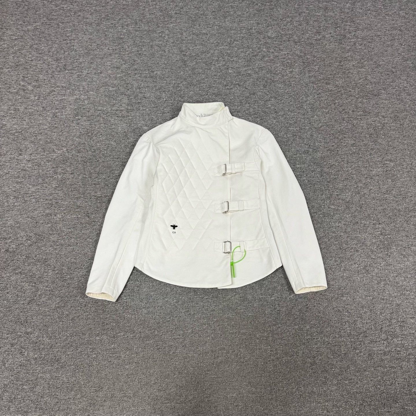 Dior Dior Bee Embroidery White Equestrian Coat Size XXS / US 00 / IT 34 - 2 Thumbnail