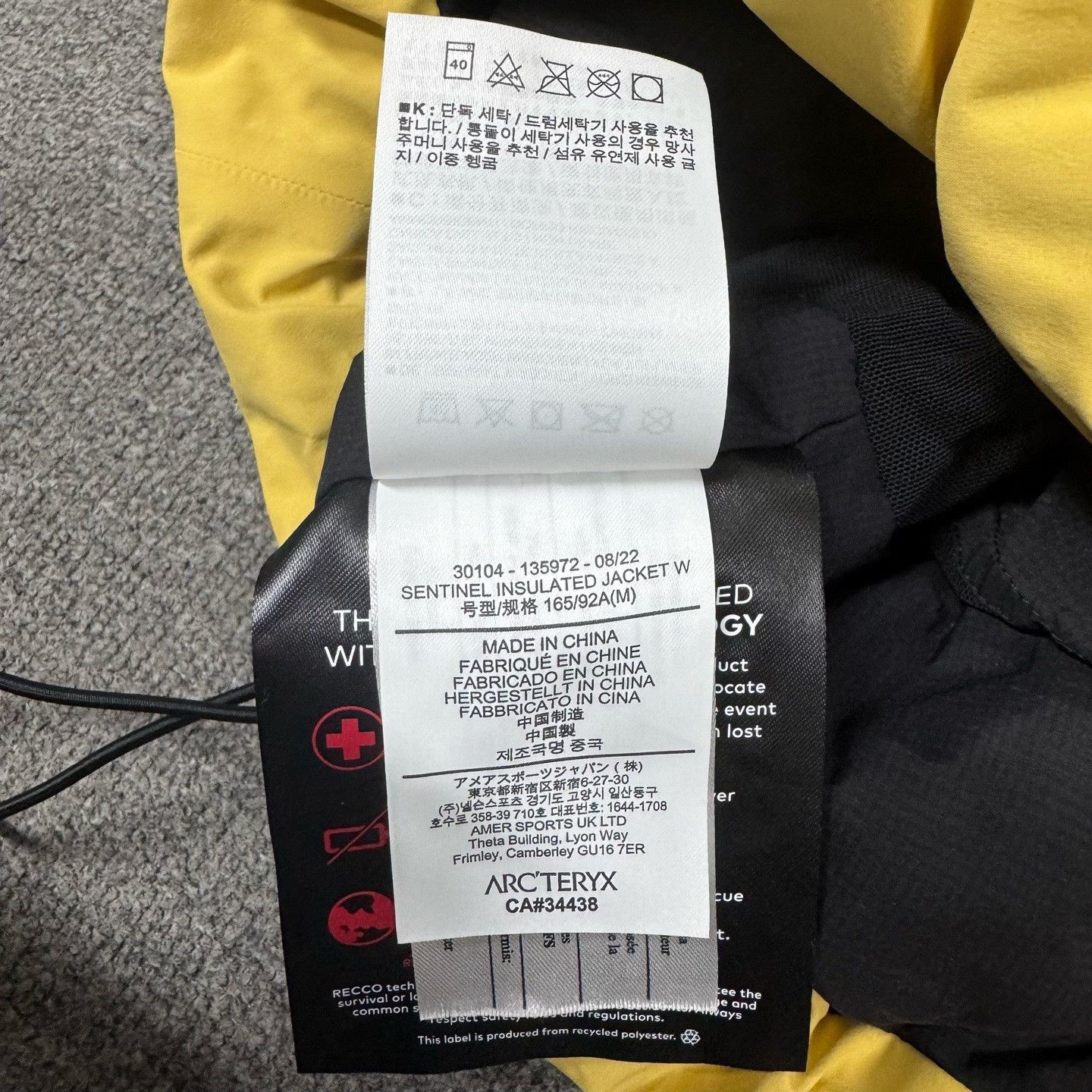 Arc'teryx Arcteryx Sentinel Insulated Jacket Size M / US 6-8 / IT 42-44 - 7 Thumbnail