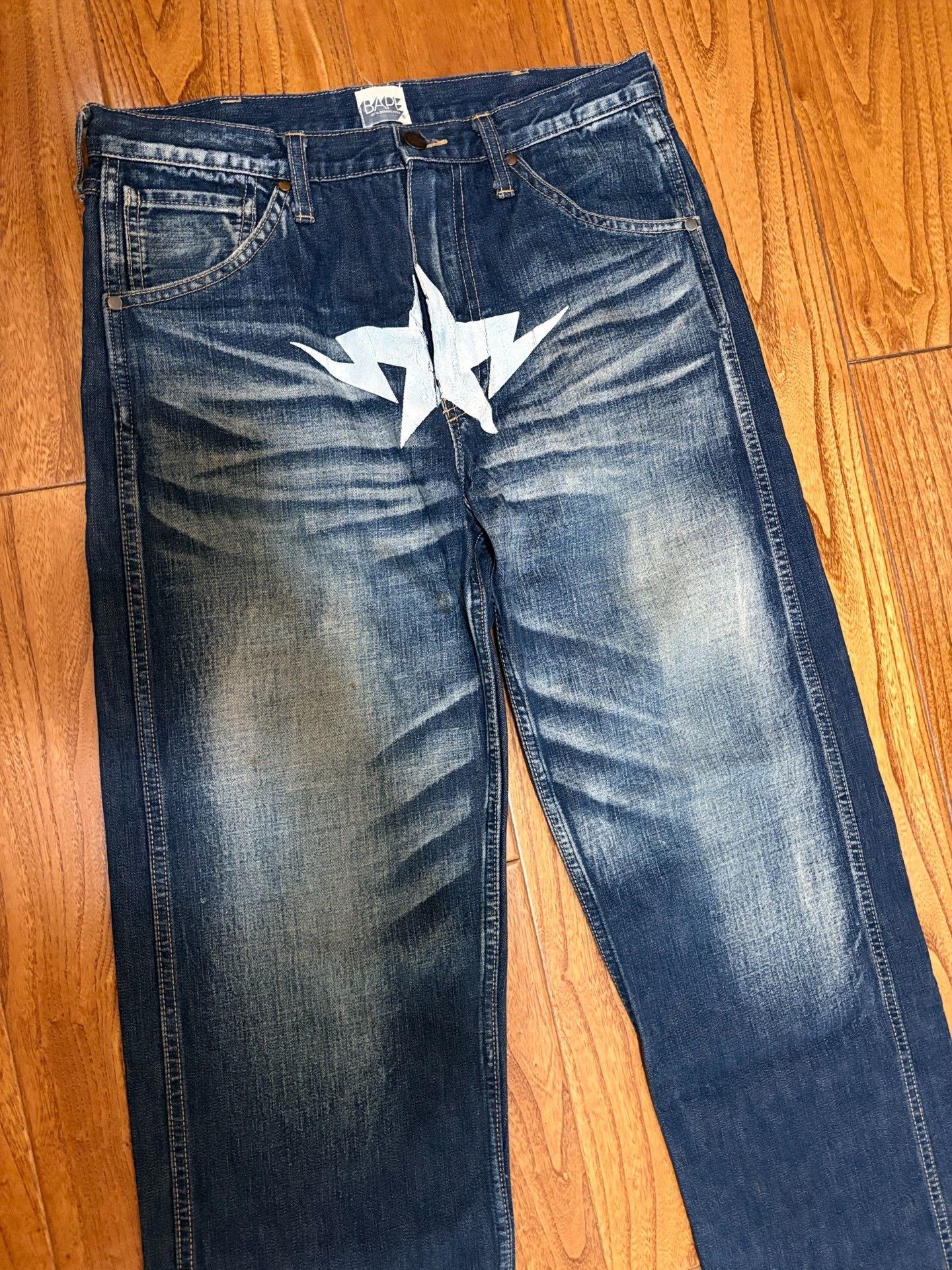 Bape BAPE Vintage Meteor Washed Jeans Size US 28 / EU 44 - 3 Thumbnail