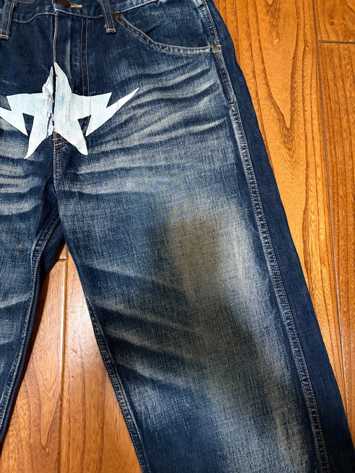 Bape BAPE Vintage Meteor Washed Jeans Size US 28 / EU 44 - 5 Thumbnail