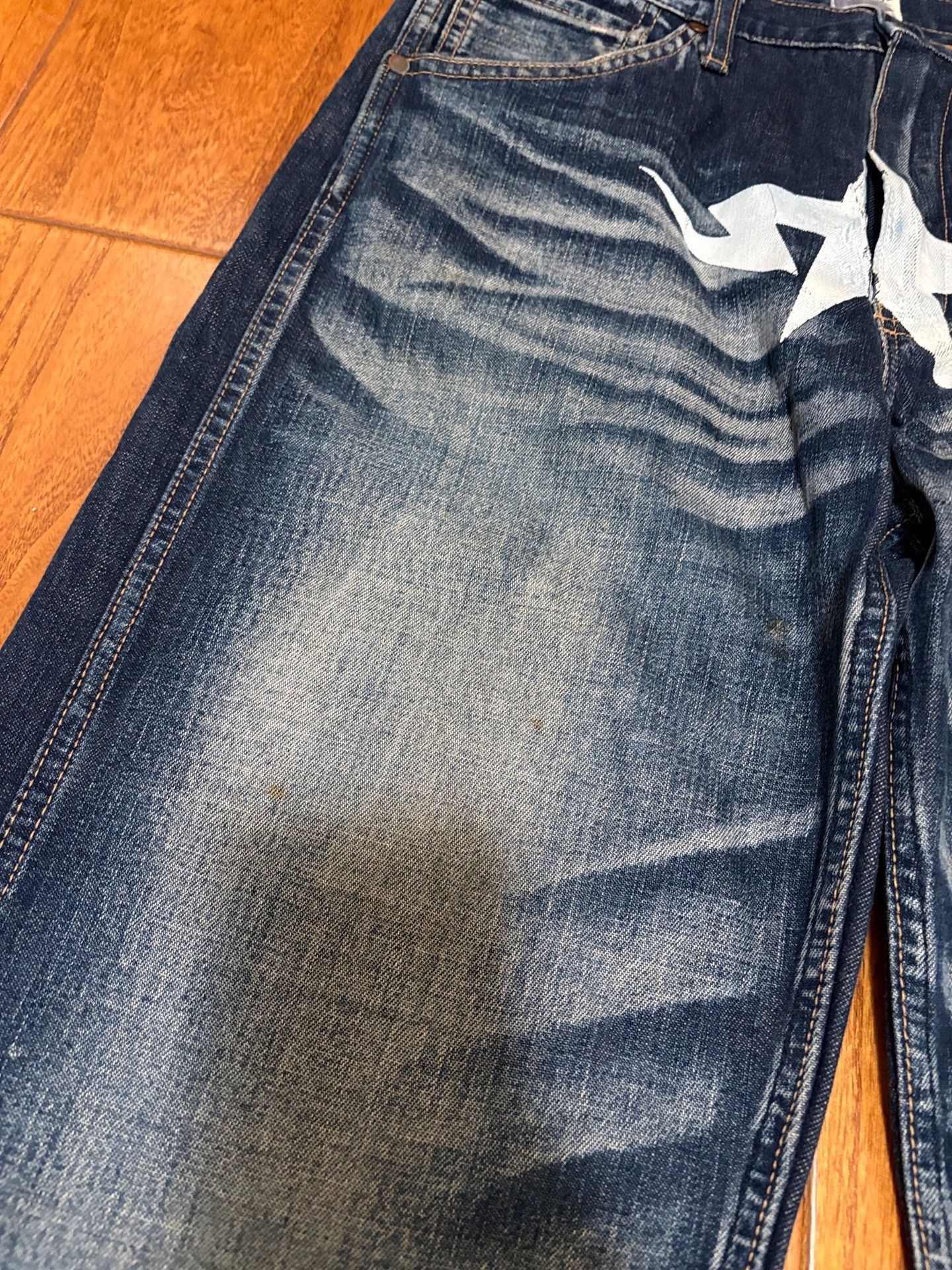 Bape BAPE Vintage Meteor Washed Jeans Size US 28 / EU 44 - 4 Thumbnail