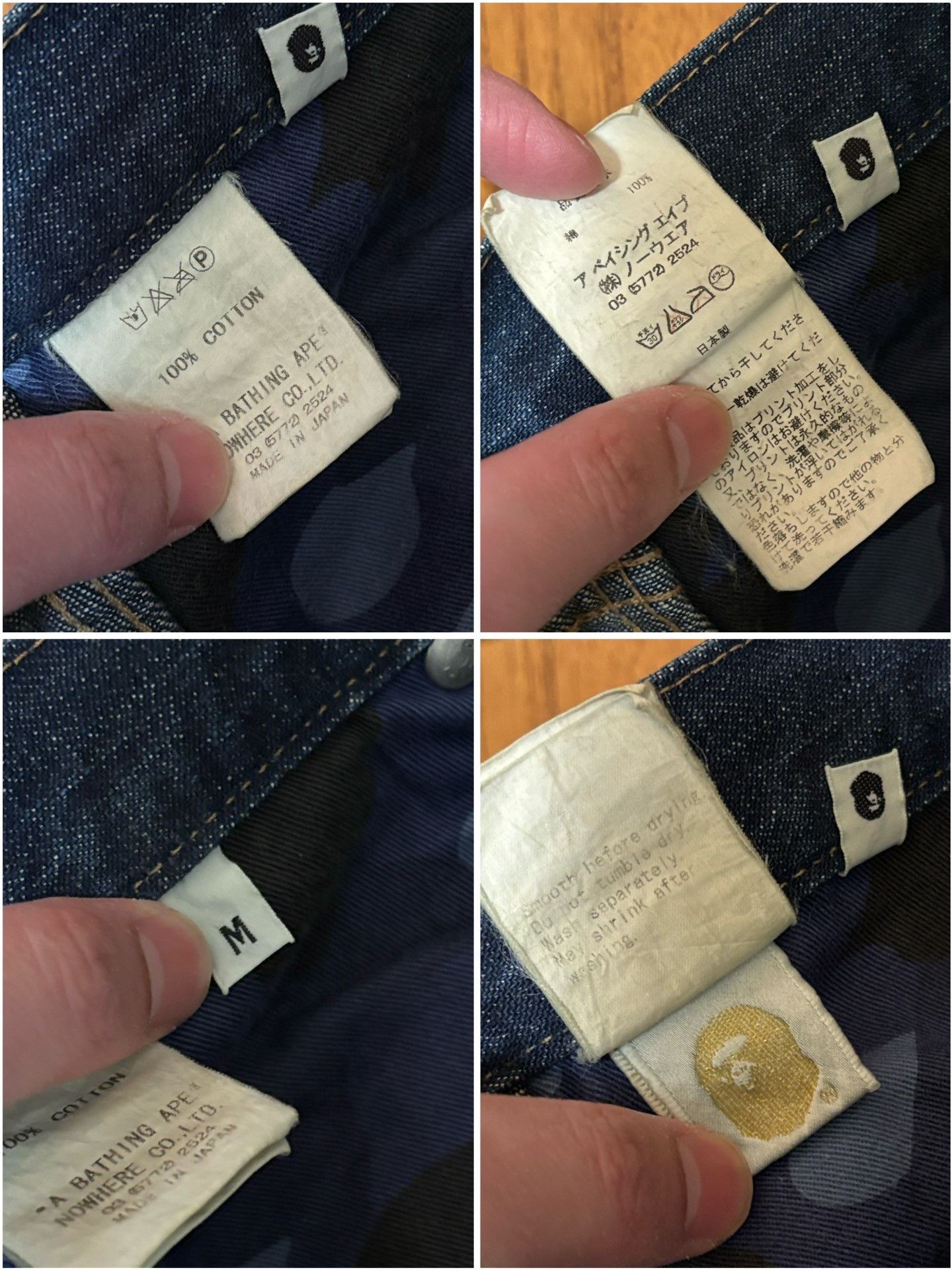 Bape BAPE Vintage Meteor Washed Jeans Size US 28 / EU 44 - 8 Thumbnail