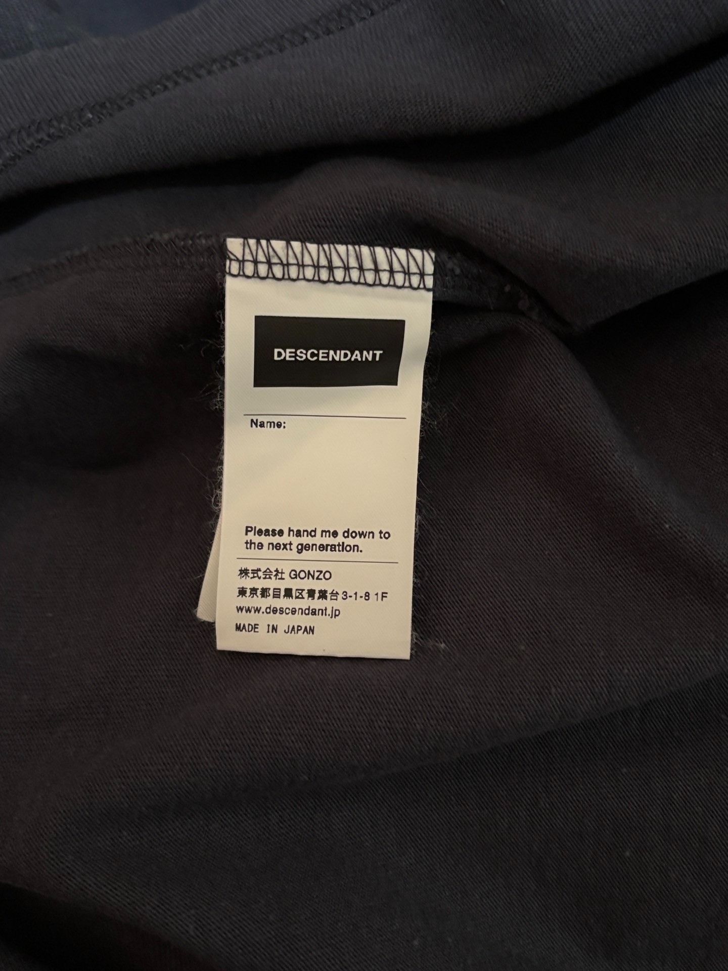 Descendant Descendant Cetus Big Logo Oversized Jersey Size US S / EU 44-46 / 1 - 7 Thumbnail