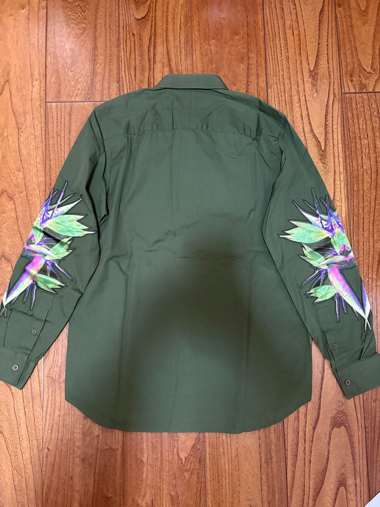 Givenchy Givenchy Bird of Paradise Long Sleeve Shirt Size US S / EU 44-46 / 1 - 2 Thumbnail