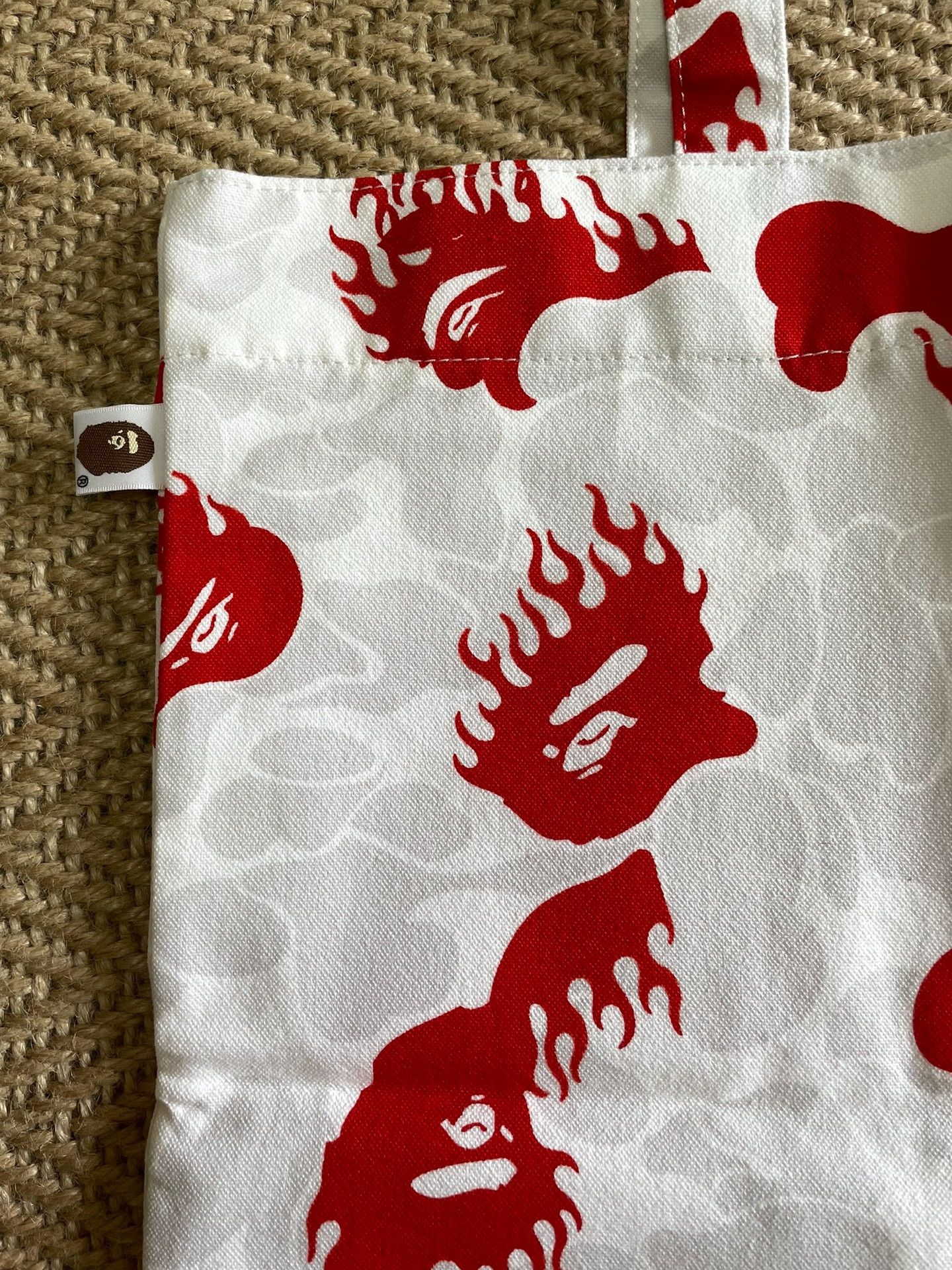 Bape BAPE Fire Camo Ape Head Tote Bag Size ONE SIZE - 3 Thumbnail