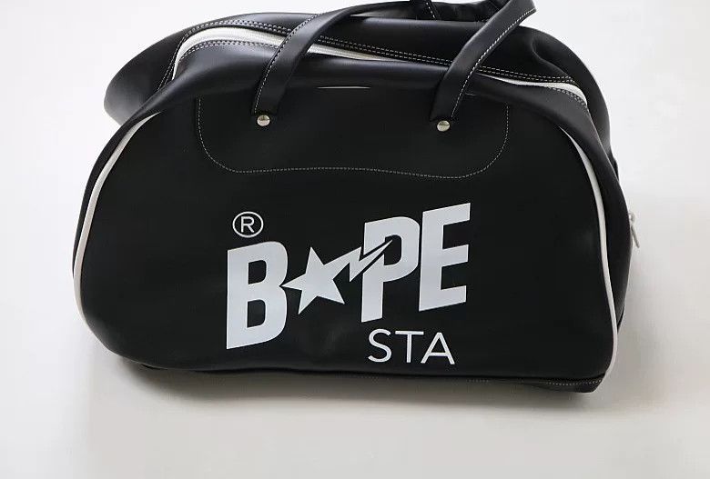 Bape BAPE Sta Initial OG Leather Handbag Size ONE SIZE - 3 Thumbnail