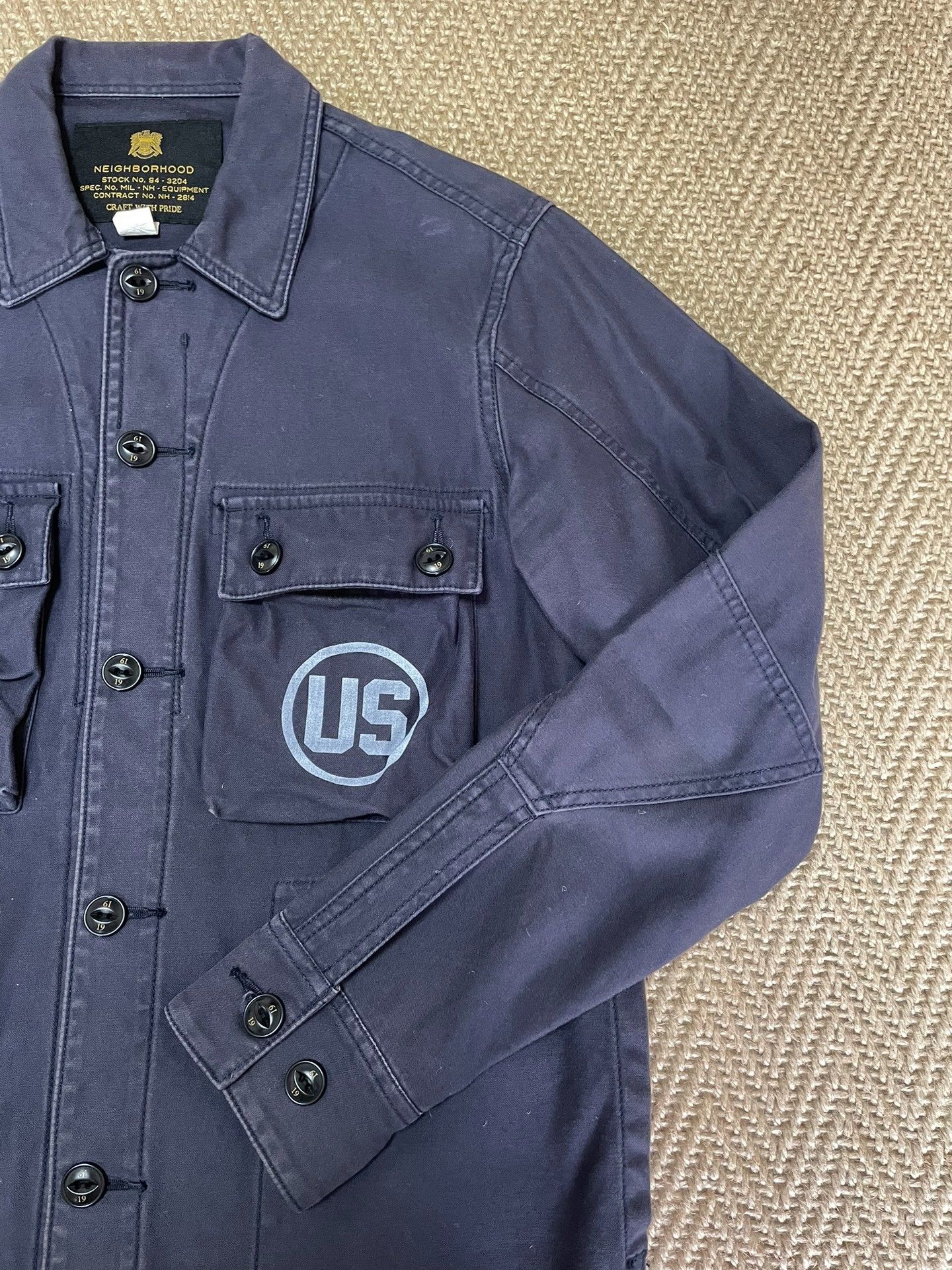 Neighborhood NEIGHBORHOOD BDU Washed Cargo Jacket Size US S / EU 44-46 / 1 - 3 Thumbnail