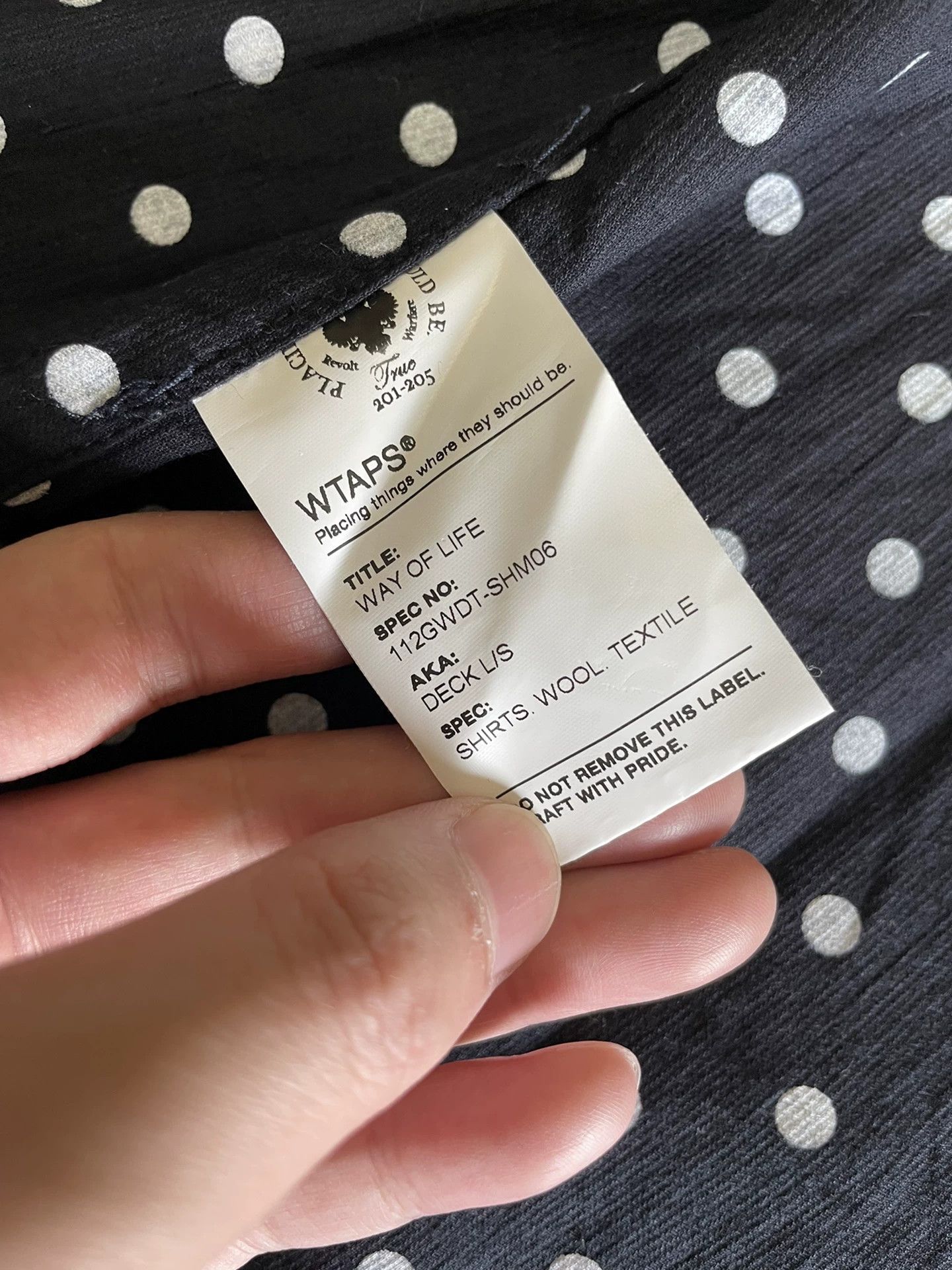 Wtaps WTAPS DECK Long Sleeve Shirt Size US S / EU 44-46 / 1 - 7 Thumbnail