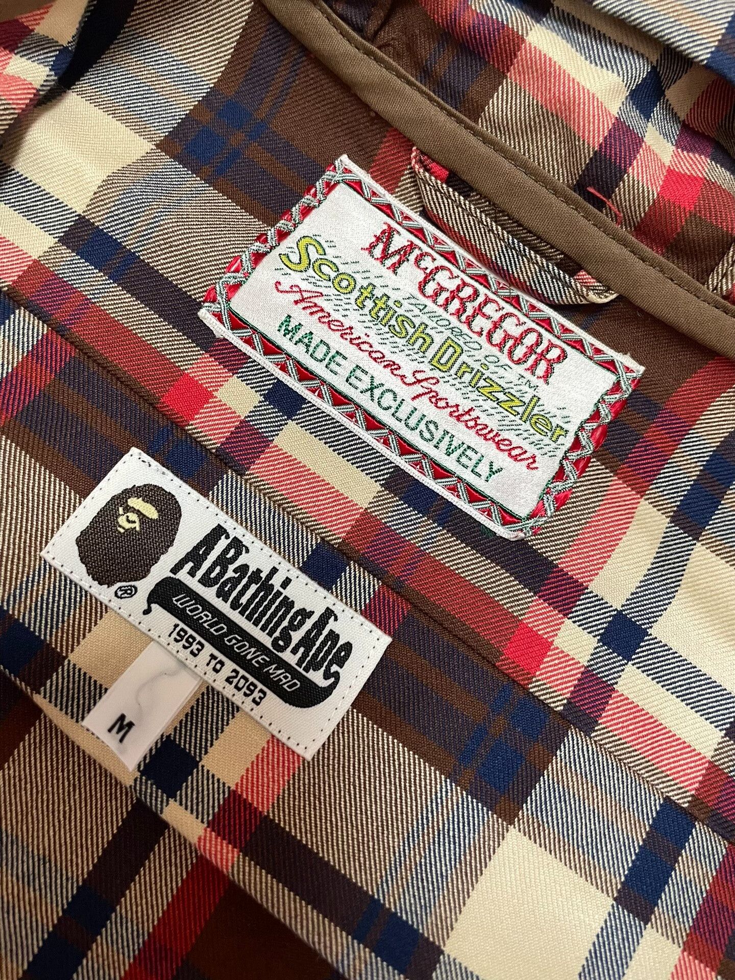 Bape BAPE X McGREGOR Plaid Jacket Size US M / EU 48-50 / 2 - 4 Thumbnail