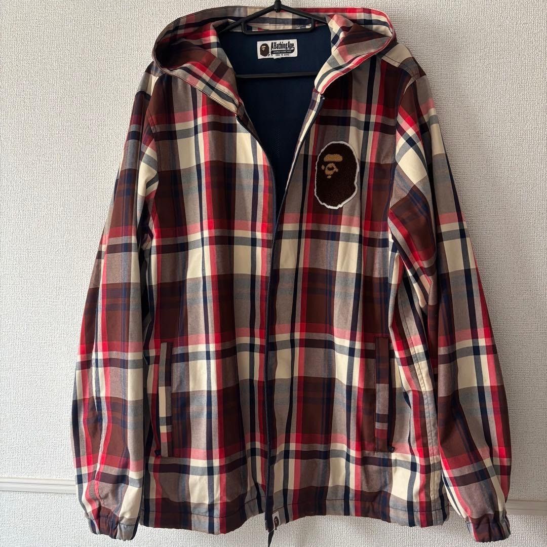 Bape BAPE Check Ape Patch Hooded Jacket Size US M / EU 48-50 / 2 - 2 Thumbnail