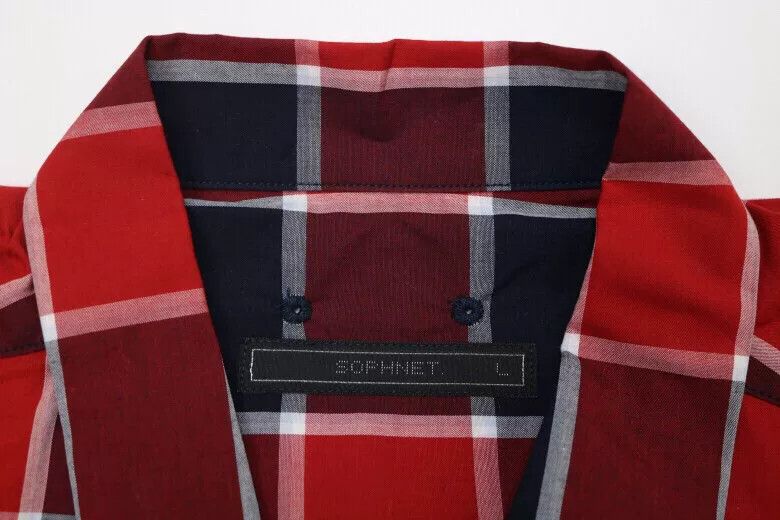 Sophnet. SOPHNET. 3D Star Black Red Plaid Shirt Size US L / EU 52-54 / 3 - 5 Thumbnail