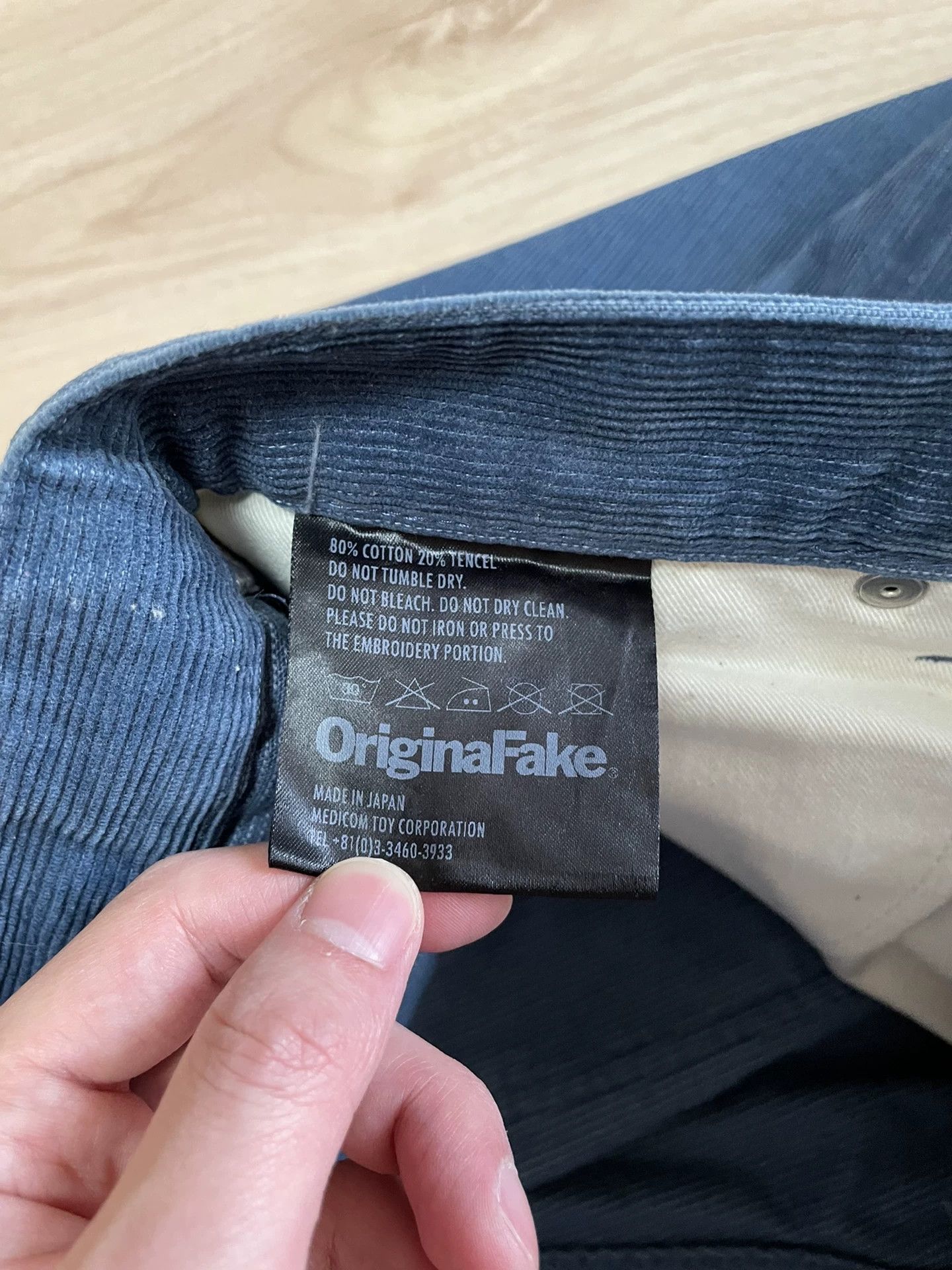 Original Fake OriginalFake 3M Back Pocket Corduroy Pants Size US 26 / EU 42 - 9 Thumbnail