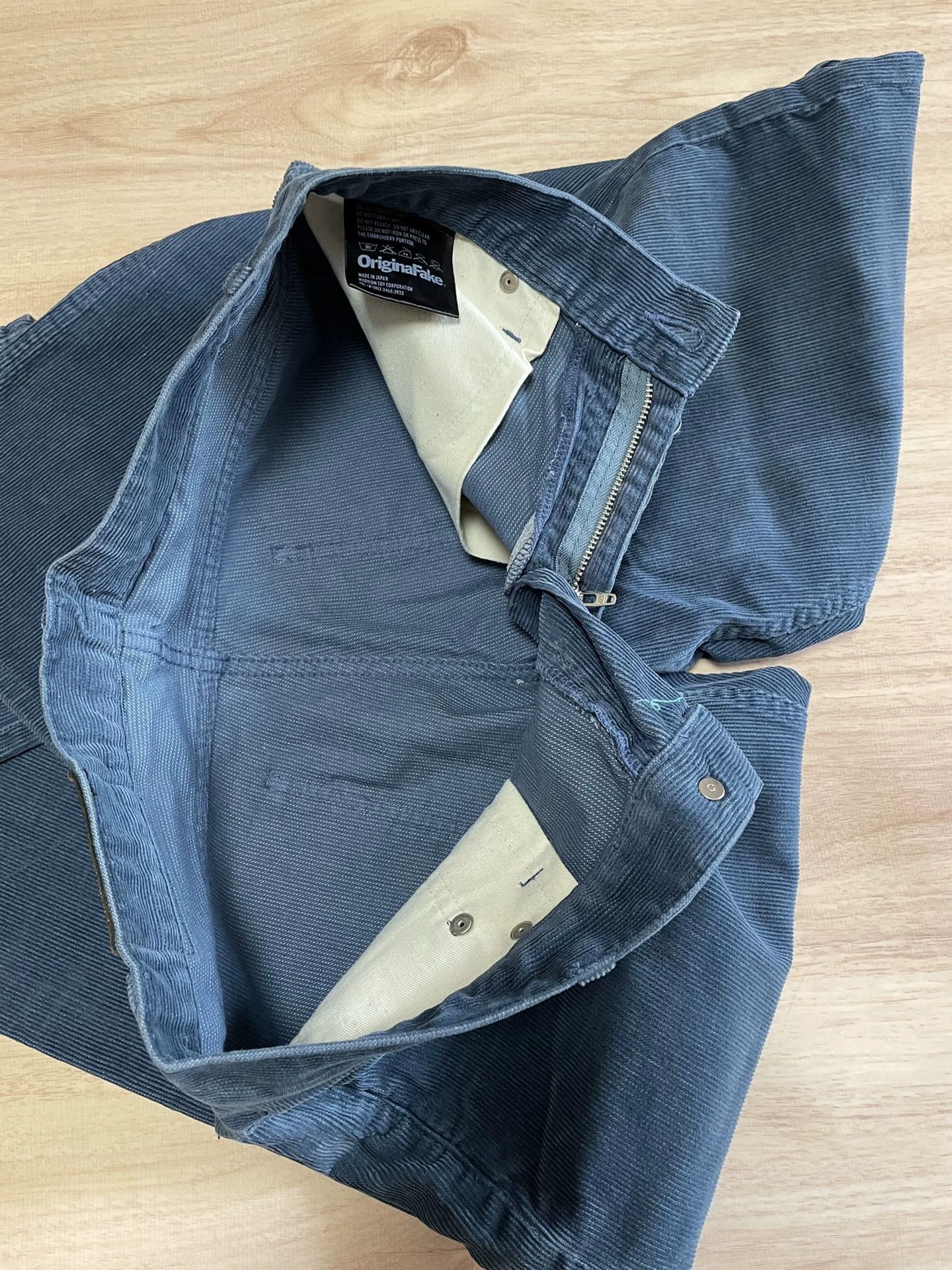 Original Fake OriginalFake 3M Back Pocket Corduroy Pants Size US 26 / EU 42 - 8 Thumbnail