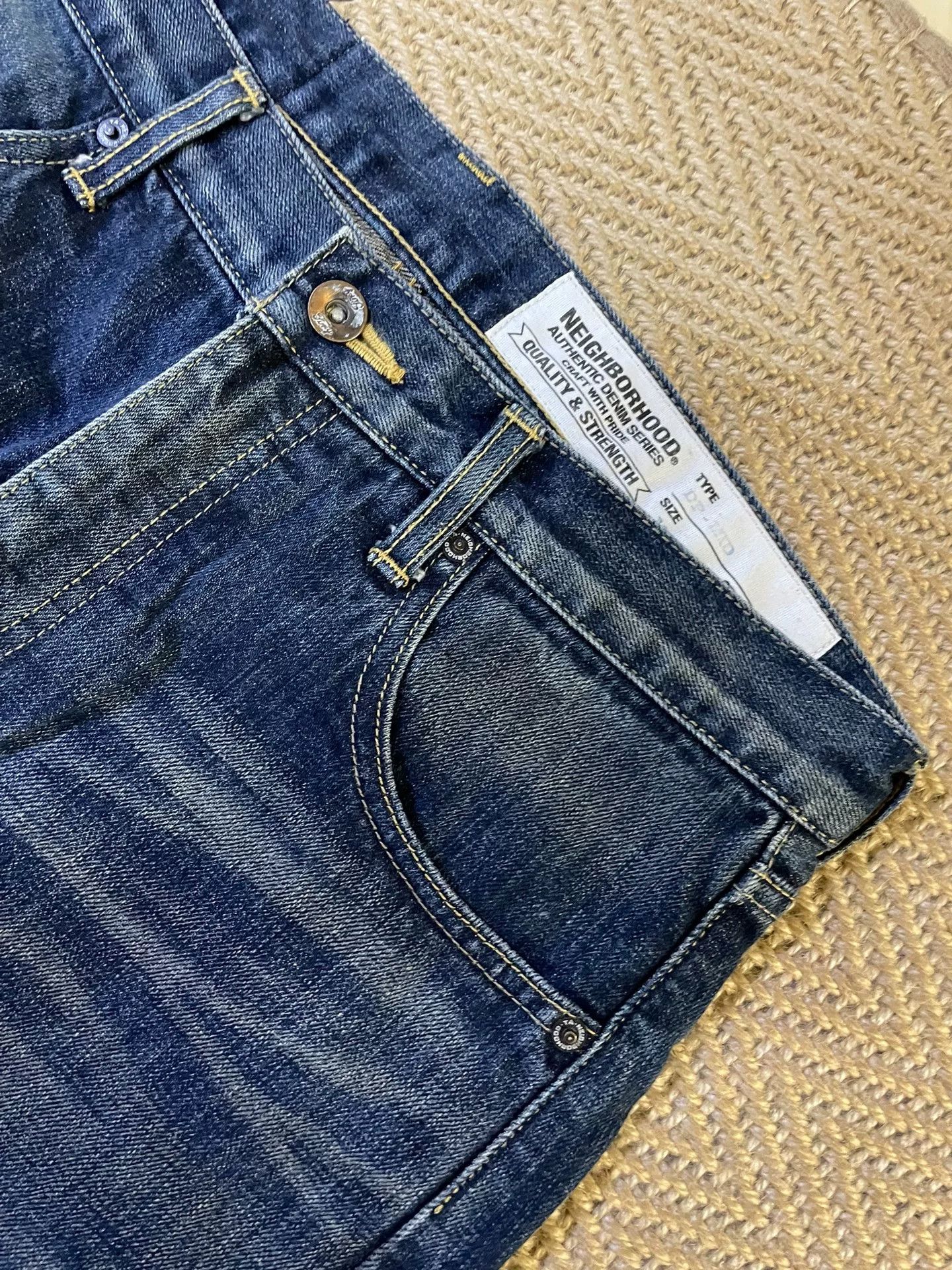 Neighborhood NEIGHBORHOOD Distressed Washed Jeans Size US 30 / EU 46 - 4 Thumbnail