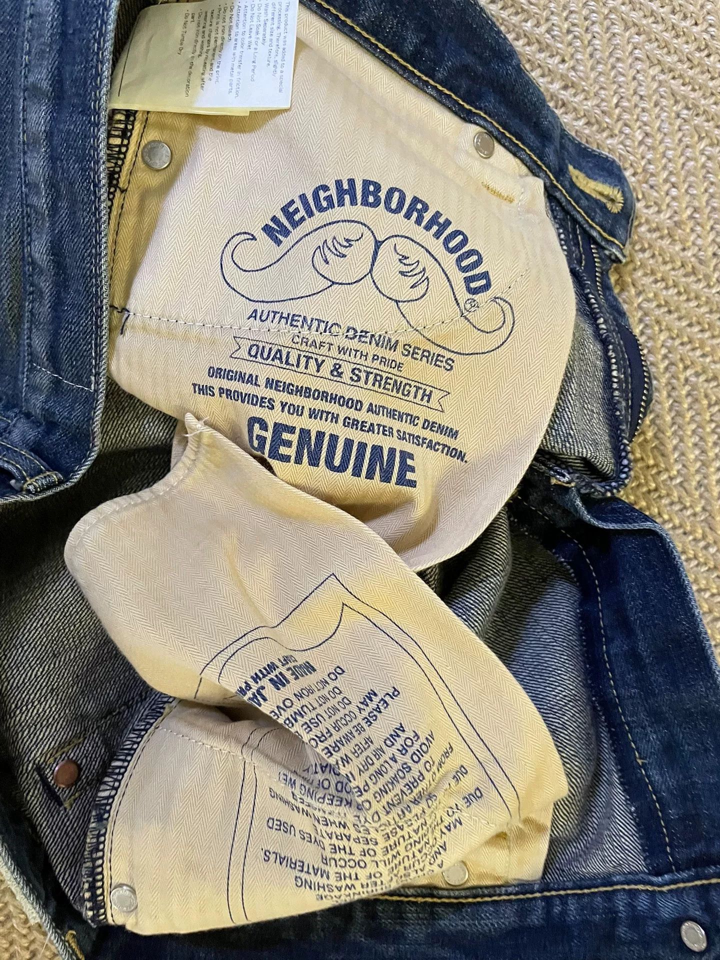 Neighborhood NEIGHBORHOOD Distressed Washed Jeans Size US 30 / EU 46 - 8 Thumbnail
