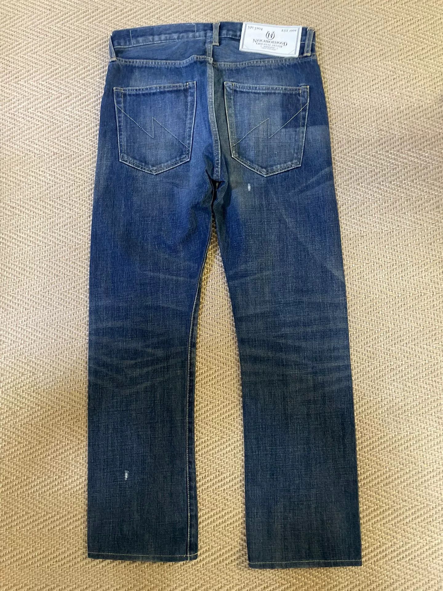 Neighborhood NEIGHBORHOOD Distressed Washed Jeans Size US 30 / EU 46 - 2 Thumbnail