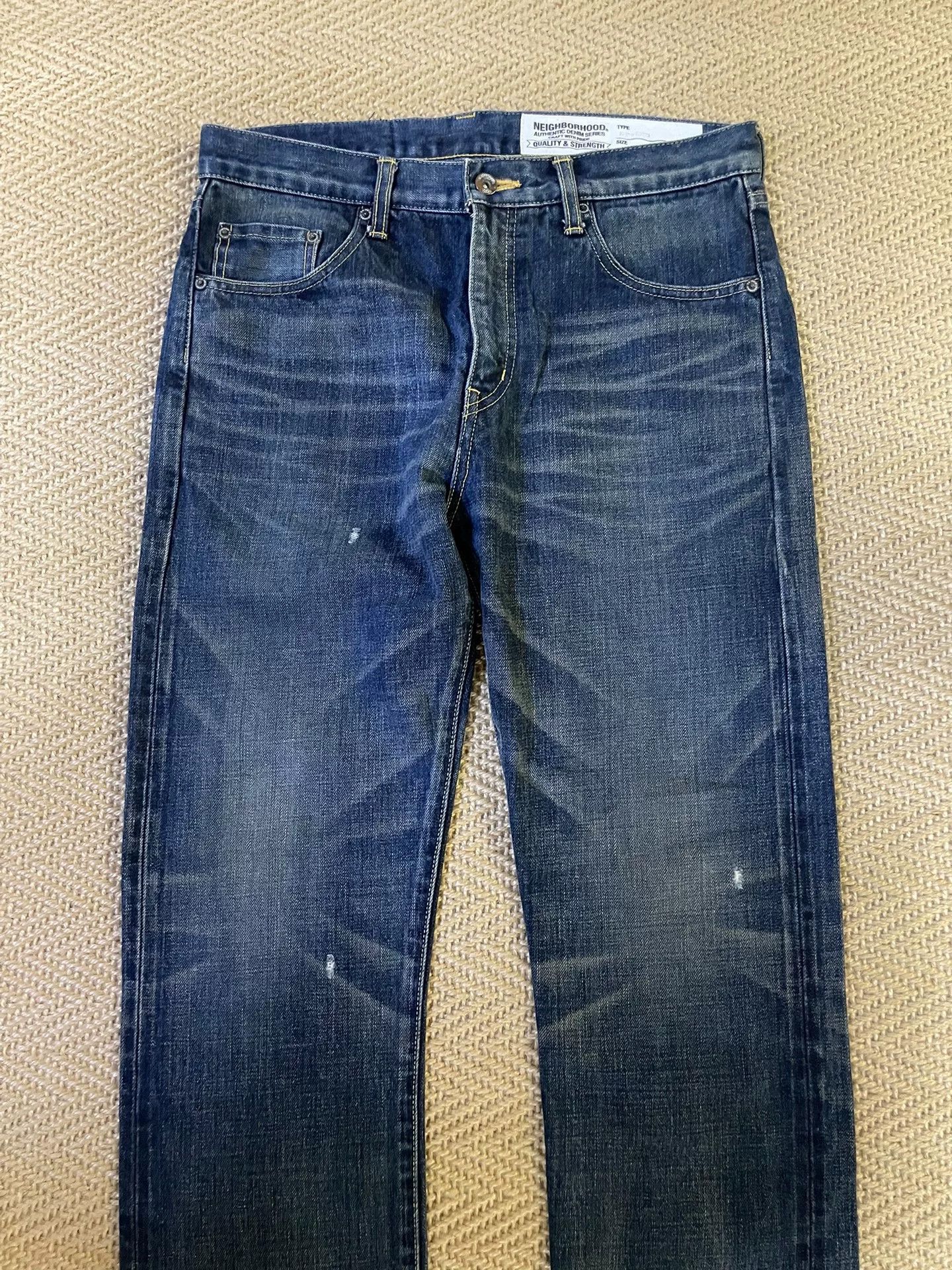Neighborhood NEIGHBORHOOD Distressed Washed Jeans Size US 30 / EU 46 - 5 Thumbnail