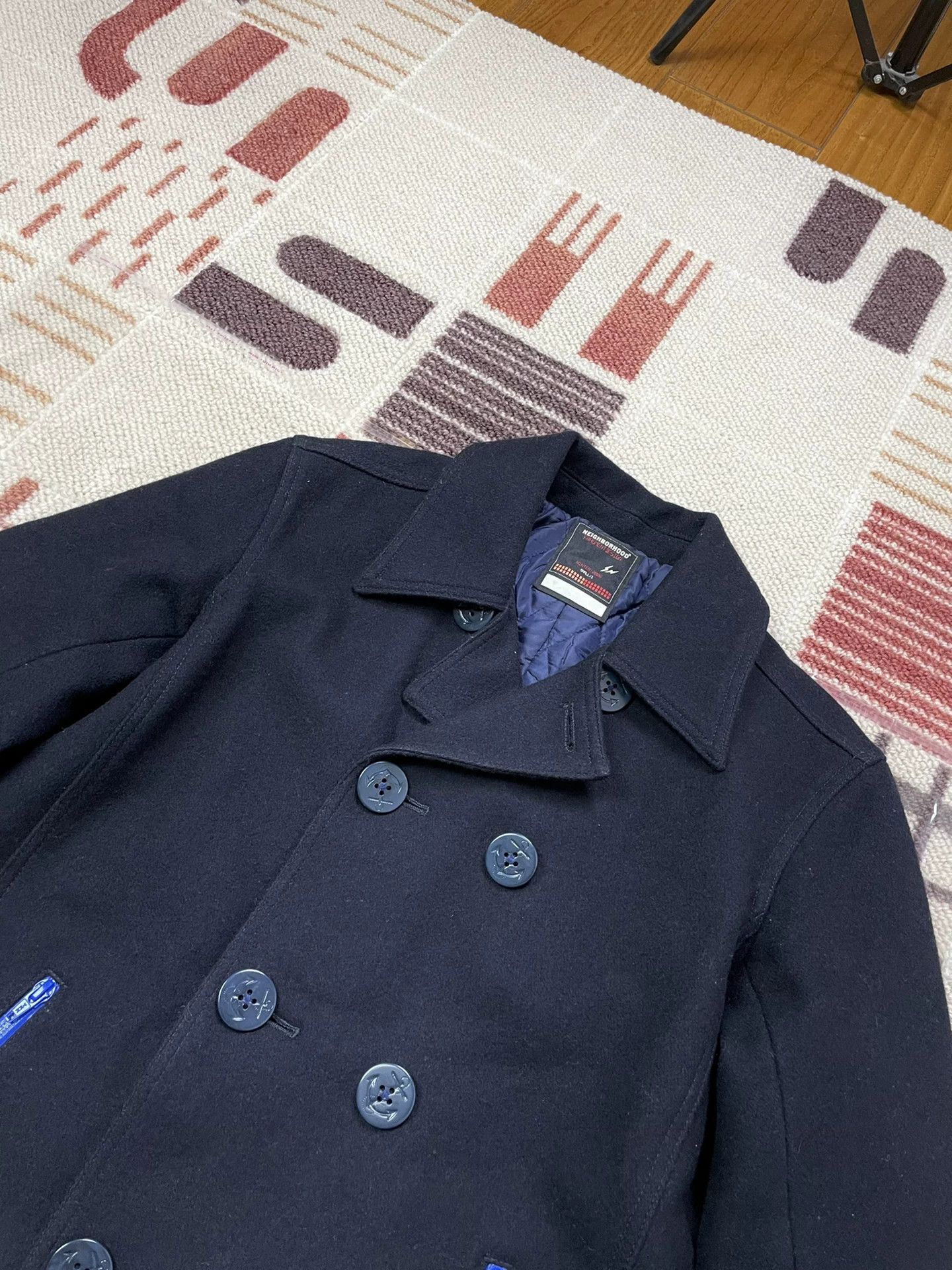 Fragment Design NEIGHBORHOOD FRAGMENT FSF Collaborative Wool Coat Size US S / EU 44-46 / 1 - 5 Thumbnail