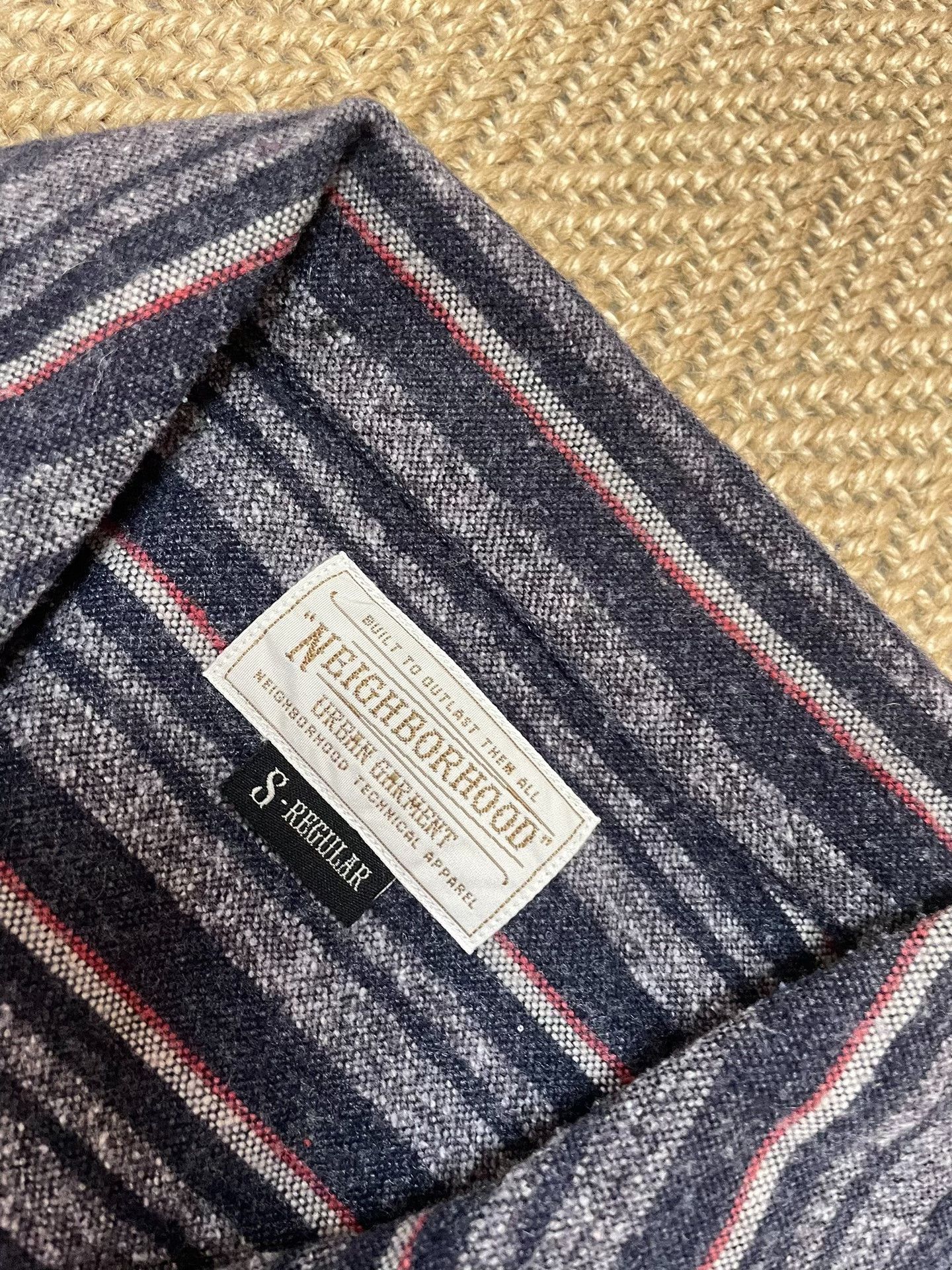 Neighborhood NEIGHBORHOOD MCKAY Striped Long Sleeve Shirt Size US S / EU 44-46 / 1 - 7 Thumbnail