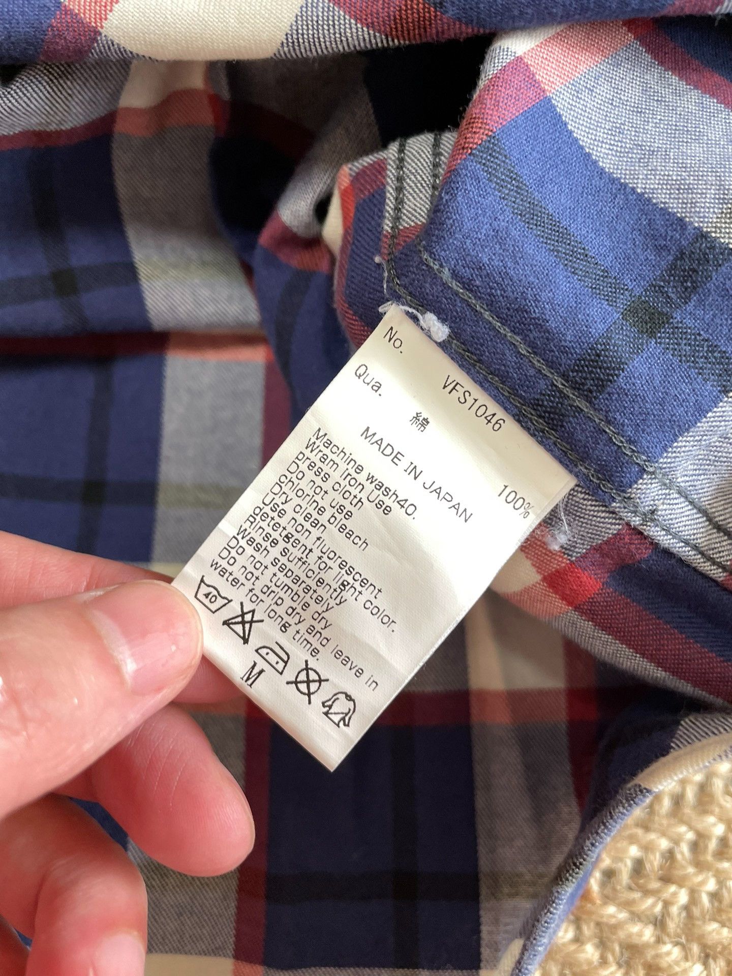Fragment Design Denim by Vanquish Fragment Lightning Plaid Flannel Shirt Size US M / EU 48-50 / 2 - 8 Thumbnail