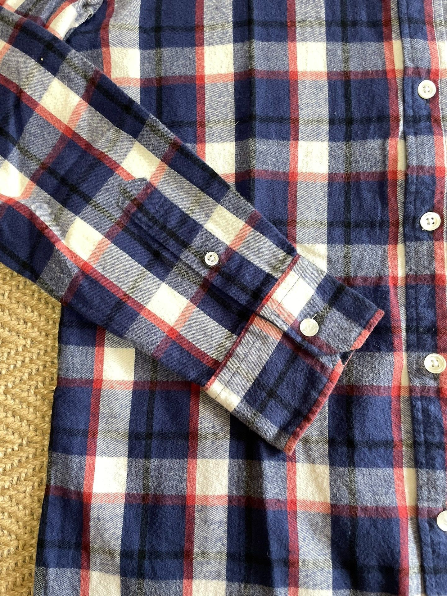 Fragment Design Denim by Vanquish Fragment Lightning Plaid Flannel Shirt Size US M / EU 48-50 / 2 - 5 Thumbnail