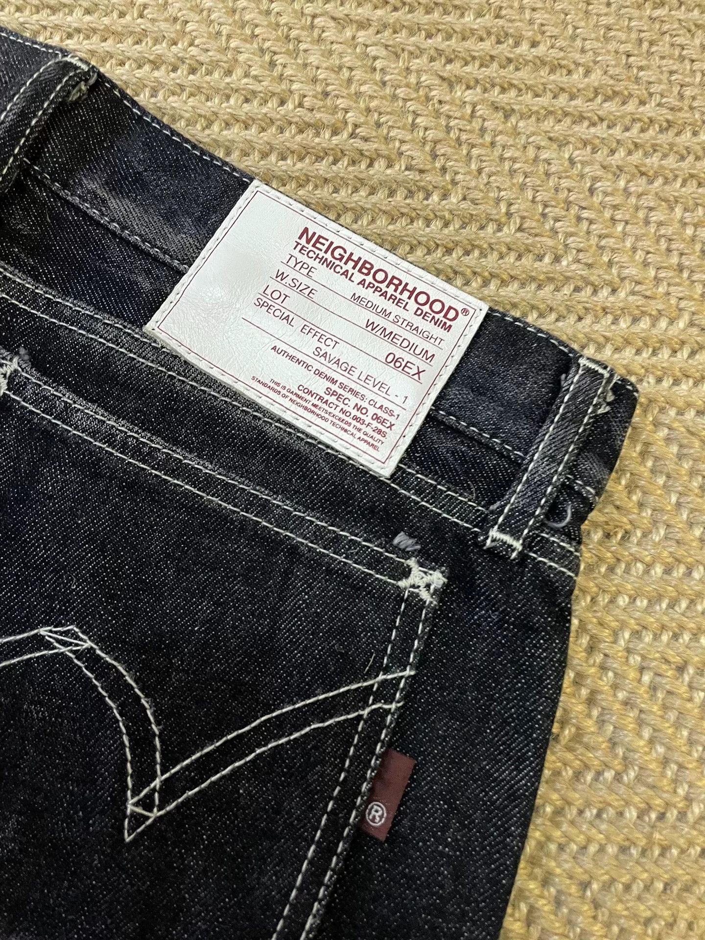 Neighborhood NEIGHBORHOOD 06EX Black Washed Jeans Size US 27 - 8 Thumbnail